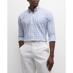 ✨Peter Millar Men's Cutler Cotton-Stretch Sport Sz Large Shirt✨